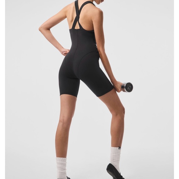 ALO Yoga Black Jumpsuit - Picture 2 of 8